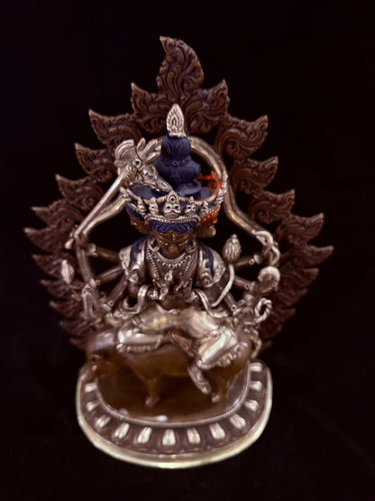 Marichi Buddha Statue 35cm / 13.8" Hand-Carved Copper Silver-Gilt – Goddess of Dawn Botree Arts Himalayan Art